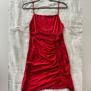 Red Superdown Revolve Mini Dress